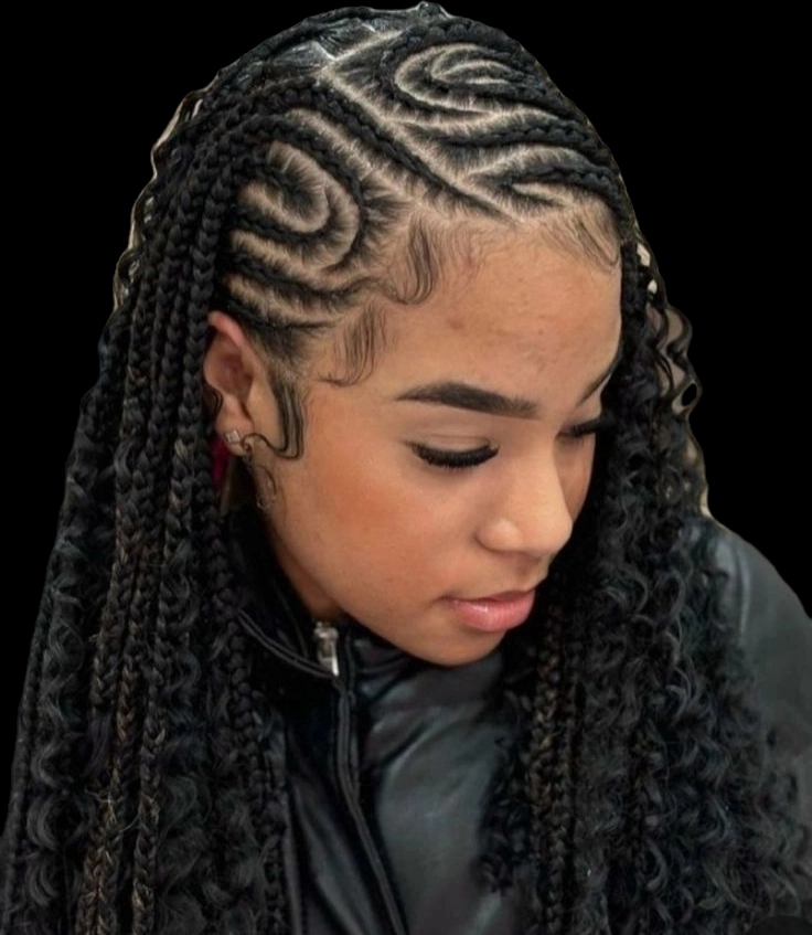 Fulani Spiral Knotless