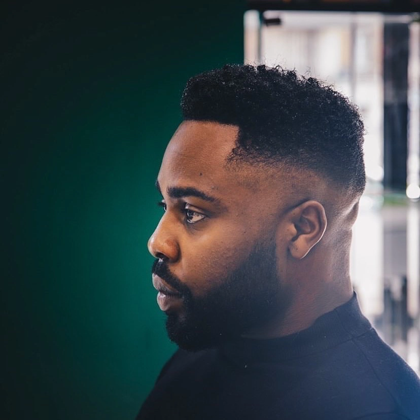 Barbe + teinture noire