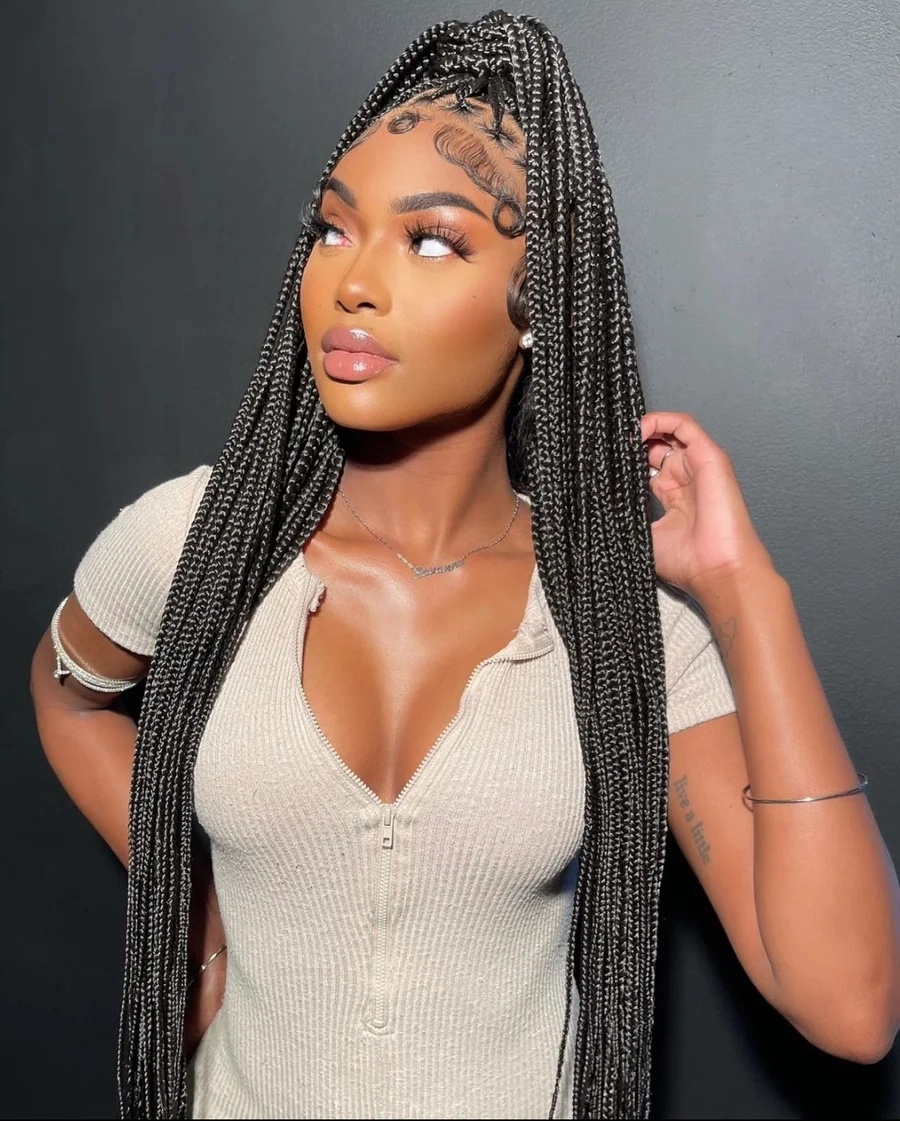 Frontale Knotless /fulani