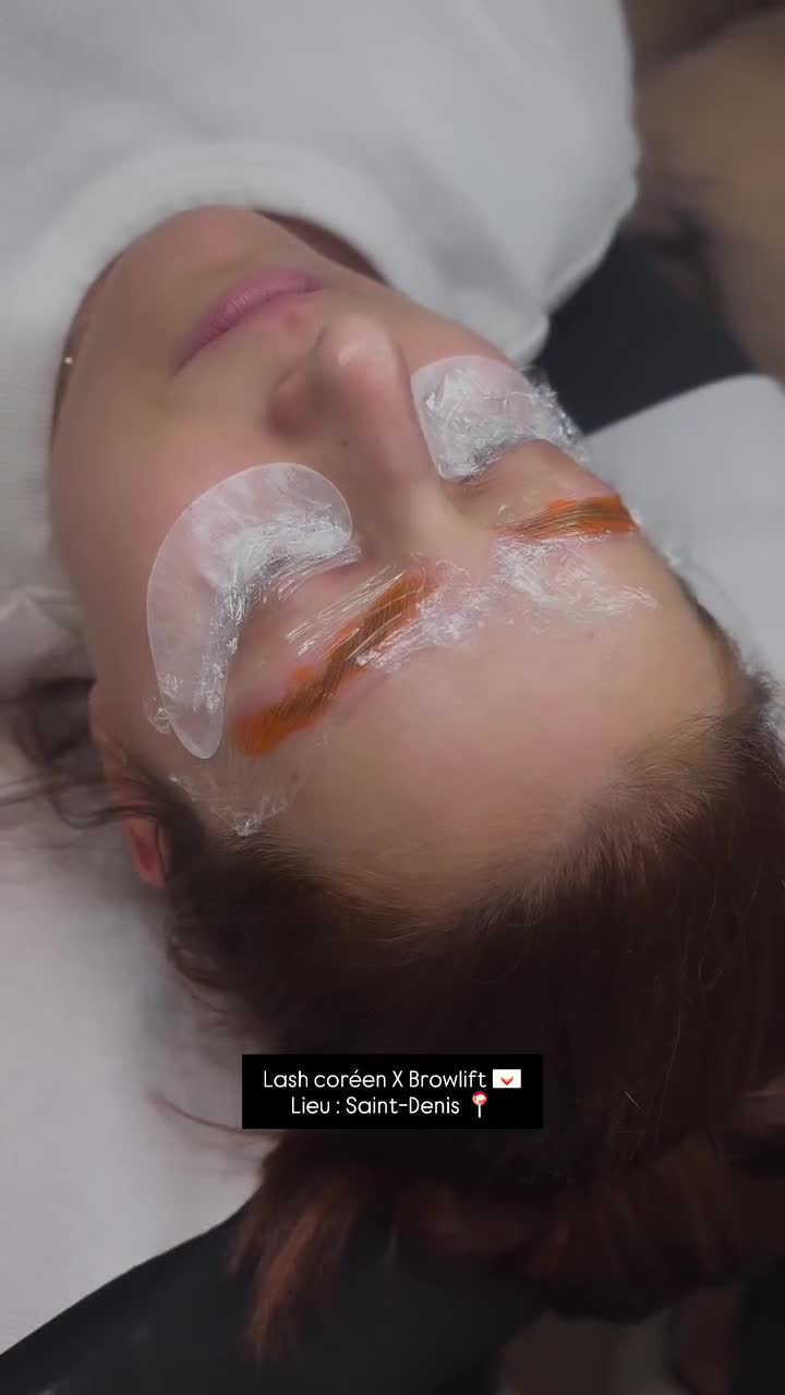 Rehaussement de cils Coréen + Browlift russe avec teinture