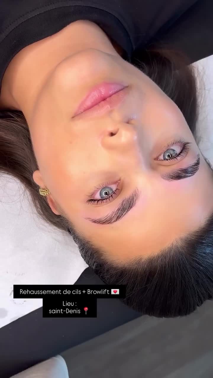 Rehaussement de cils sans teinture et browlift russe sans teinture