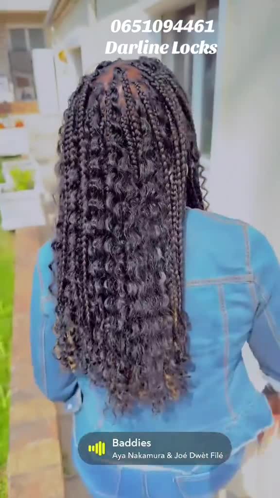 Tresses avec mèches 